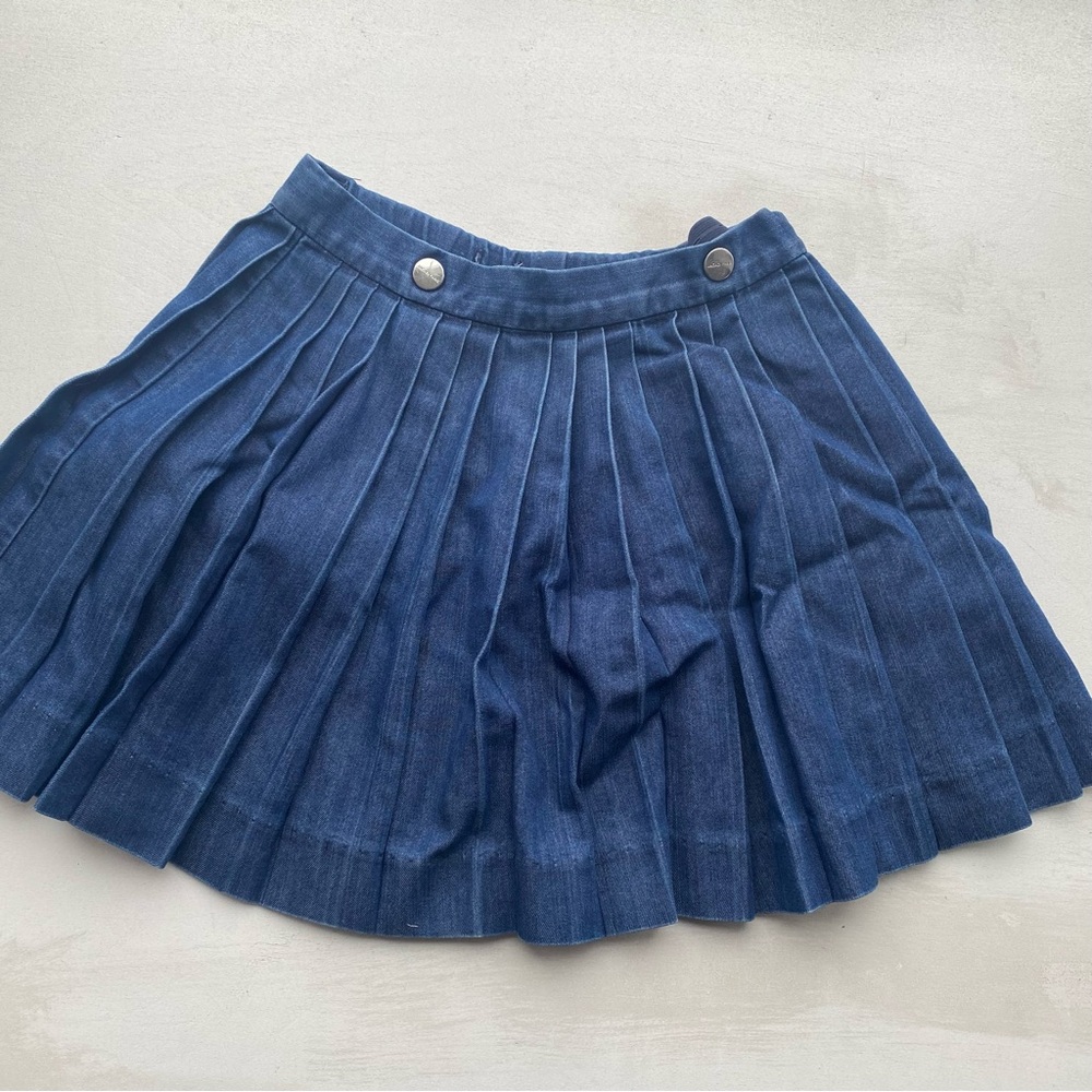 Jacadi size 5 denim skirt